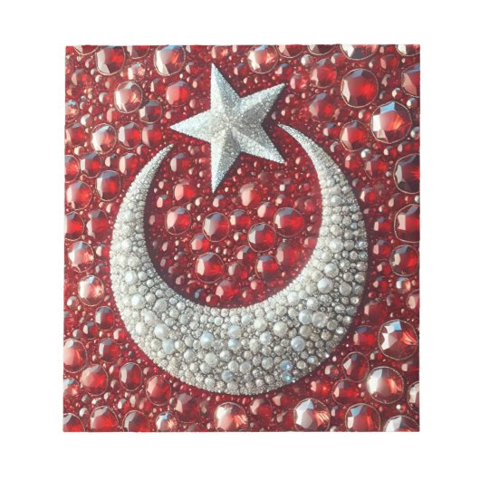 Notepad with Turkish Colorsモダンデザイン ノートパッド (正面)