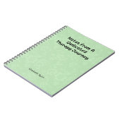 Notes From A Dedicated Therapy Journey ノートブック (左側)