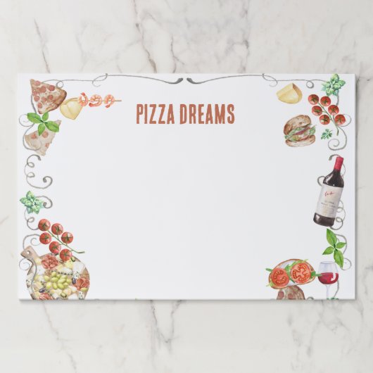 Notes from a Pizza Dream ペーパーパッド (正面)