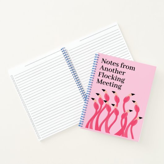 Notes from Another Flocking Meeting Funny Office ノートブック (内部)