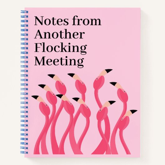 Notes from Another Flocking Meeting Funny Office ノートブック (正面)