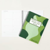 Notes I Will Never See Again Funny Green Notebook プランナー手帳 (ディスプレー)