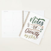 Notes of Growth Journal – Brush Lettering Design プランナー手帳 (ディスプレー)