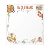 Notes on Pizza Dreams ノートパッド (正面)