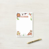 Notes on Pizza Dreams ポストイット (デスク上)