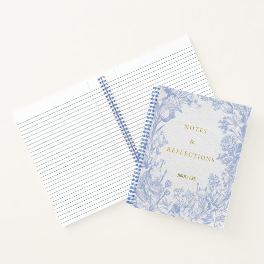 'Notes & Reflections' Personalised Botanical ノートブック (内部)