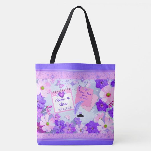 Notes To Mom Tote Bag トートバッグ (正面)