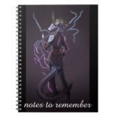 Notes to remember, anime, Dragon, Lightning  ノートブック (正面)