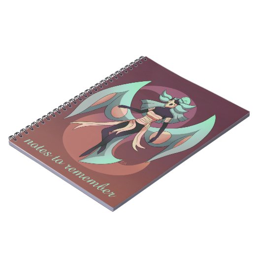 Notes to remember, anime, moth women ノートブック (左側)