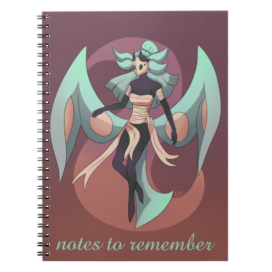 Notes to remember, anime, moth women ノートブック (正面)