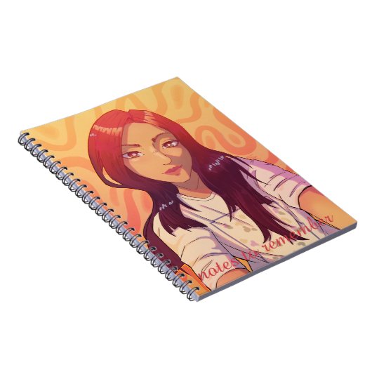 Notes to remember, anime, Red ノートブック (右側)