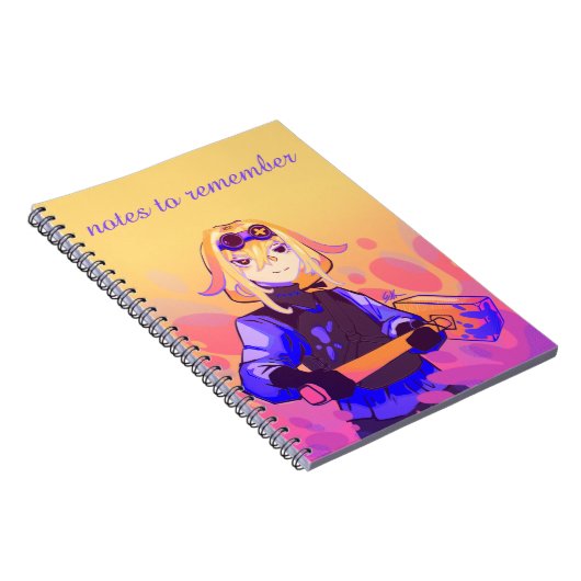 Notes to remember, anime, strong girl ノートブック (右側)