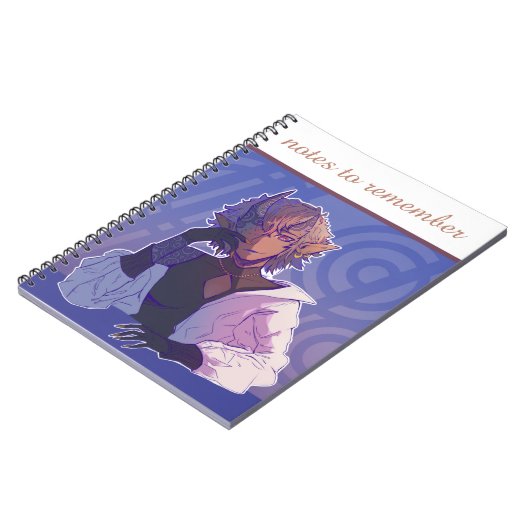 Notes to remember, anime, thinker ノートブック (左側)