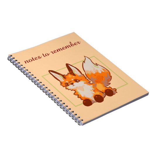 Notes to remember, Fox, vosje ノートブック (右側)