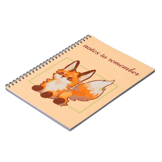 Notes to remember, Fox, vosje ノートブック (左側)