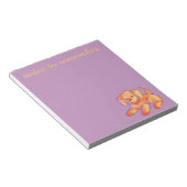 Notes to remember, golden retriever puppy  ノートパッド (アングル)