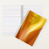 「Notes to Self」スパイラル・ノートブック ノートブック (内側)