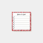 Notes To Self Lined Sticky ポストイット (正面)