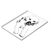 Notes with a loyal Lab ノートブック (左側)