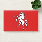 Notes with flag of Kent County, England ポストイット (オフィス)