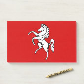 Notes with flag of Kent County, England ポストイット (デスク)