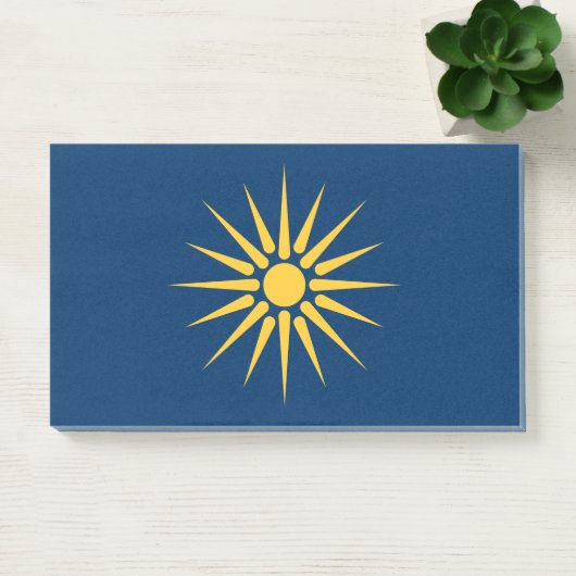 Notes with flag of Macedonia, Greece ポストイット (オフィス)