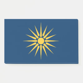Notes with flag of Macedonia, Greece ポストイット