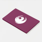 Notes with flag of Phoenix, Arizona, USA ポストイット (アングル)