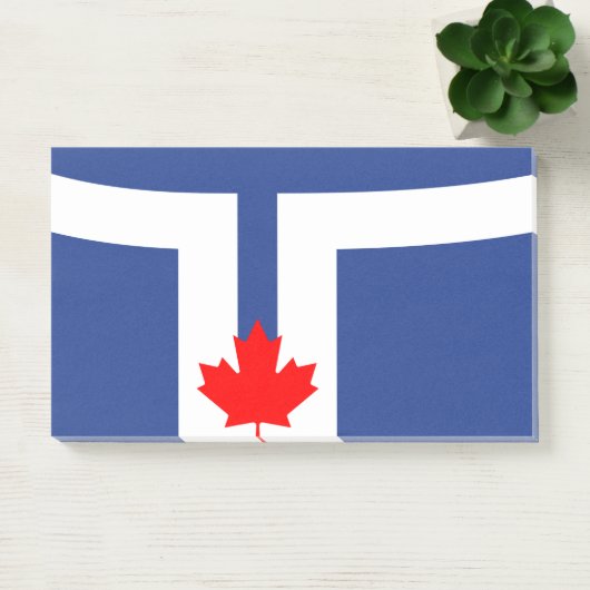 Notes with flag of Toronto, Canada ポストイット (オフィス)