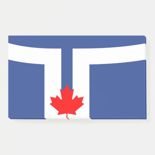 Notes with flag of Toronto, Canada ポストイット (正面)