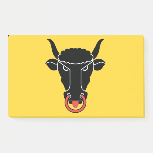 Notes with flag of Uri, Switzerland ポストイット (正面)