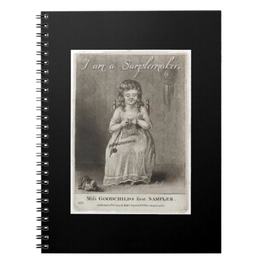 NotforgottenからのSamplermakersの螺線形ノートの~ ノートブック (正面)