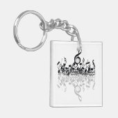 Nothin'がTreble-Double-Sidedアクリルキーチェーン キーホルダー (正面左)