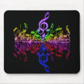 NothinでもTreble-Rainbow-Mouse pad マウスパッド (正面)