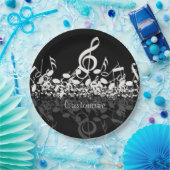 Nothin 'しかしTreble音楽ノート ペーパープレート (パーティー)