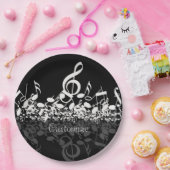 Nothin 'しかしTreble音楽ノート ペーパープレート (パーティー)