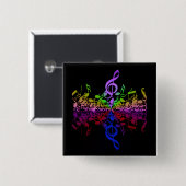 Nothin 'しかしTreble-Rainbowボタン 缶バッジ (正面&裏面)