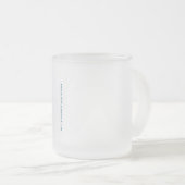 Nothin' But Honesty フロストグラスマグカップ (正面右)