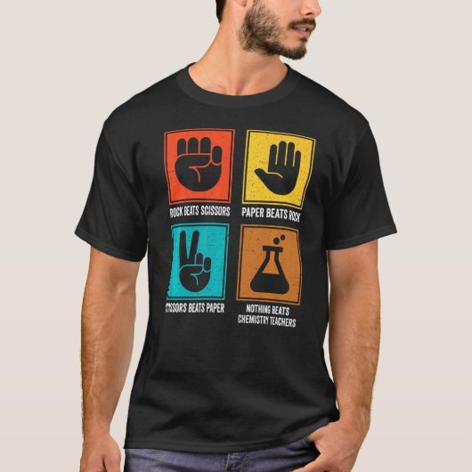 Nothingビート化学先生化学科学E Tシャツ (正面)
