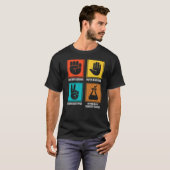 Nothingビート化学先生化学科学E Tシャツ (正面フル)
