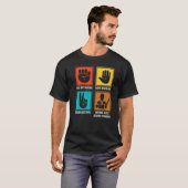Nothingビート科学先生科学教育者 Tシャツ (正面フル)
