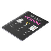 Nothingビート読のロック紙はさみ ノートブック (左側)