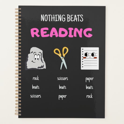 Nothingビート読のロック紙はさみ プランナー手帳 (正面)