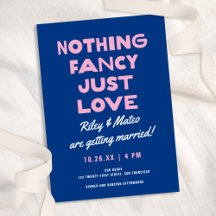 Nothingファンシーはっきりしたタイプファンキーブルー結婚ピンク