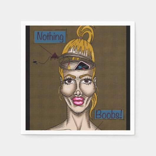 Nothing スタンダードカクテルナプキン (正面)