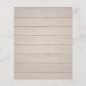 Nothing ファンシーフローラ格安結婚式招待状 (裏面)