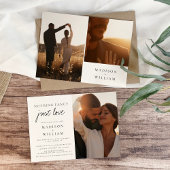 Nothing ファンシー Just モダン Love Photo結婚's 招待状
