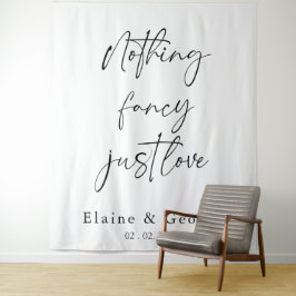 Nothing ファンシー Just Loveの写結婚真の背景 タペストリー