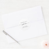 Nothing ファンシー Just Loveの結婚封筒用シール ラウンドシール (封筒)
