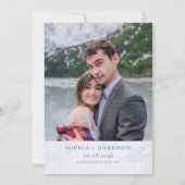 Nothing ファンシー Just Loveの金ゴールド結婚フローラリース 招待状 (裏面)